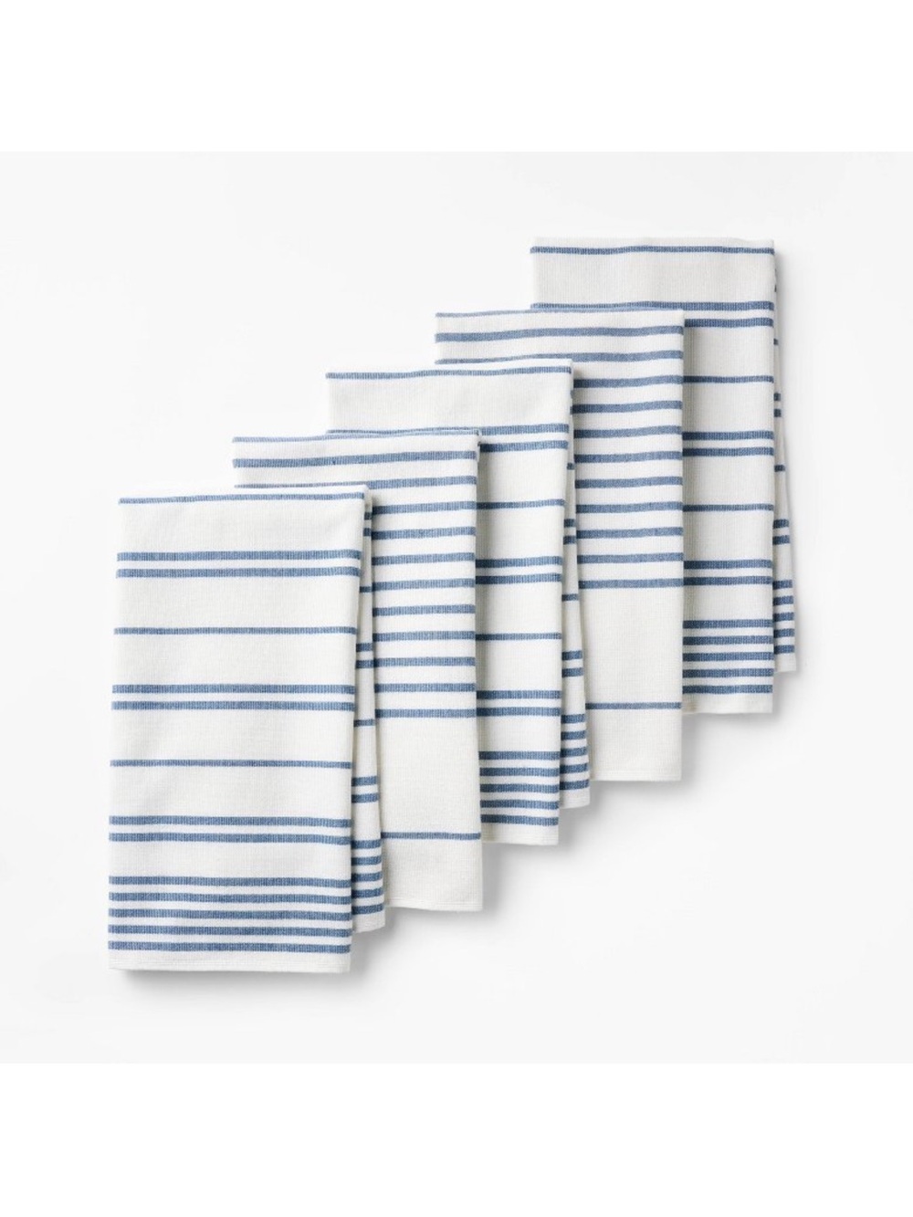 5pc Kitchen Towels Blue - Figmint